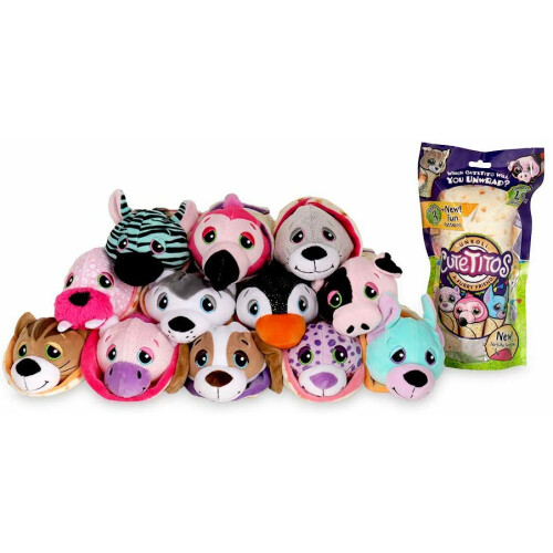 Animal burrito toy clearance