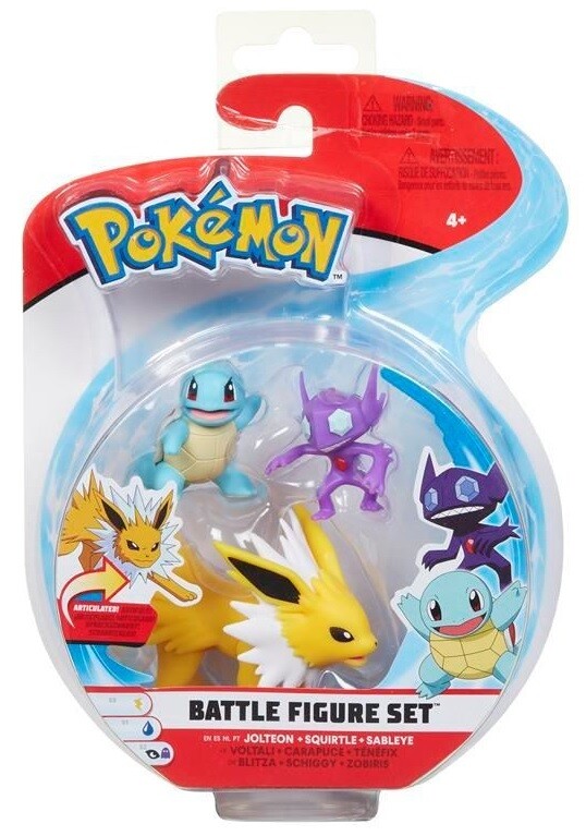 Pokemon Battle Figure Set blitza zobiris Wave 4 JOLTEON Pokémon SCHIGGY
