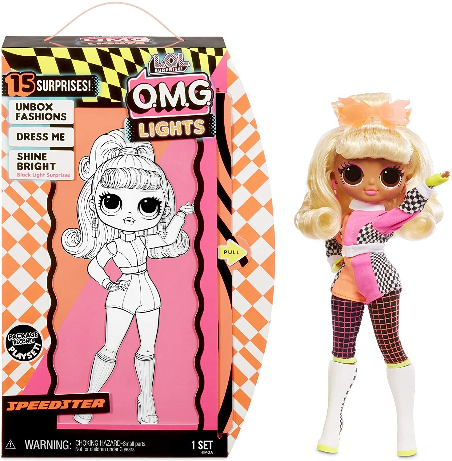 L.O.L. Surprise! O.M.G. Lights Fashion Doll - Speedster | Toys n Tuck