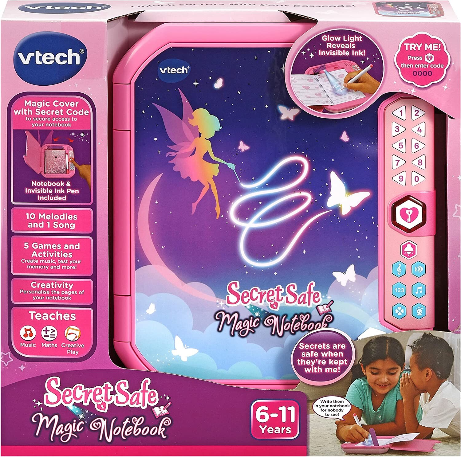 Vtech Secret Safe Magic Notebook Toys n Tuck