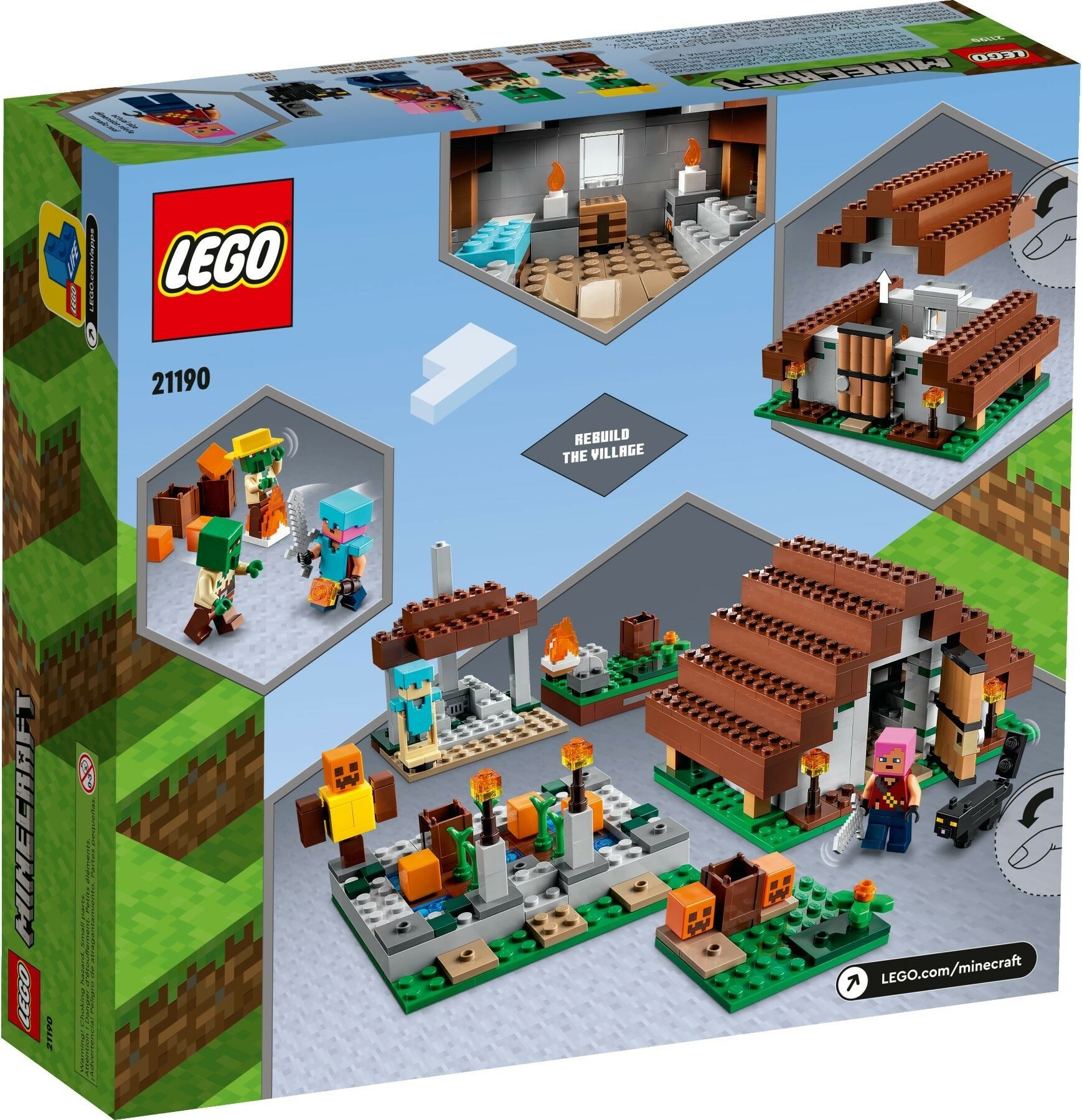 Lego 21190 Minecraft The Abandoned Village | Toys n Tuck