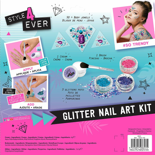 Style 4 Ever Glitter Body Art Kit Toys n Tuck