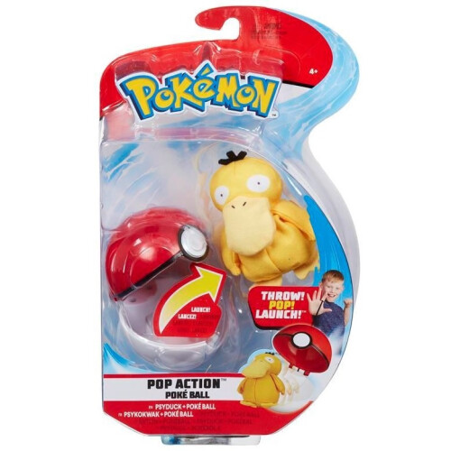Pokemon Pop Action Poke Ball Psyduck Toys N Tuck
