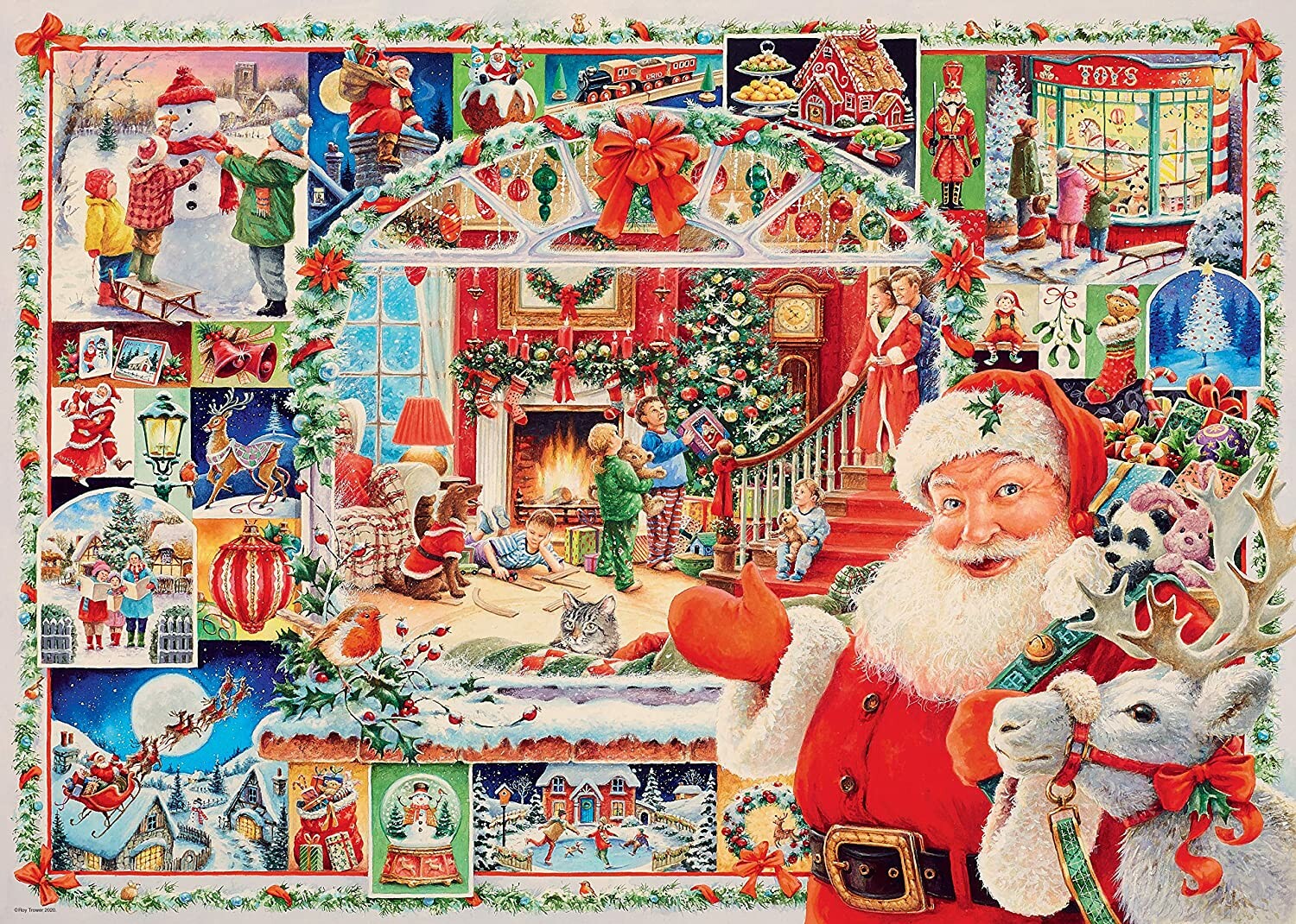 Ravensburger 1000pc Puzzle Christmas Is Coming | Toys n Tuck