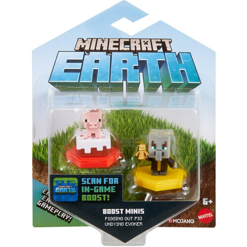 Minecraft Earth Boost Mini Figure 2 Pack - Pigging Out Pig ...
