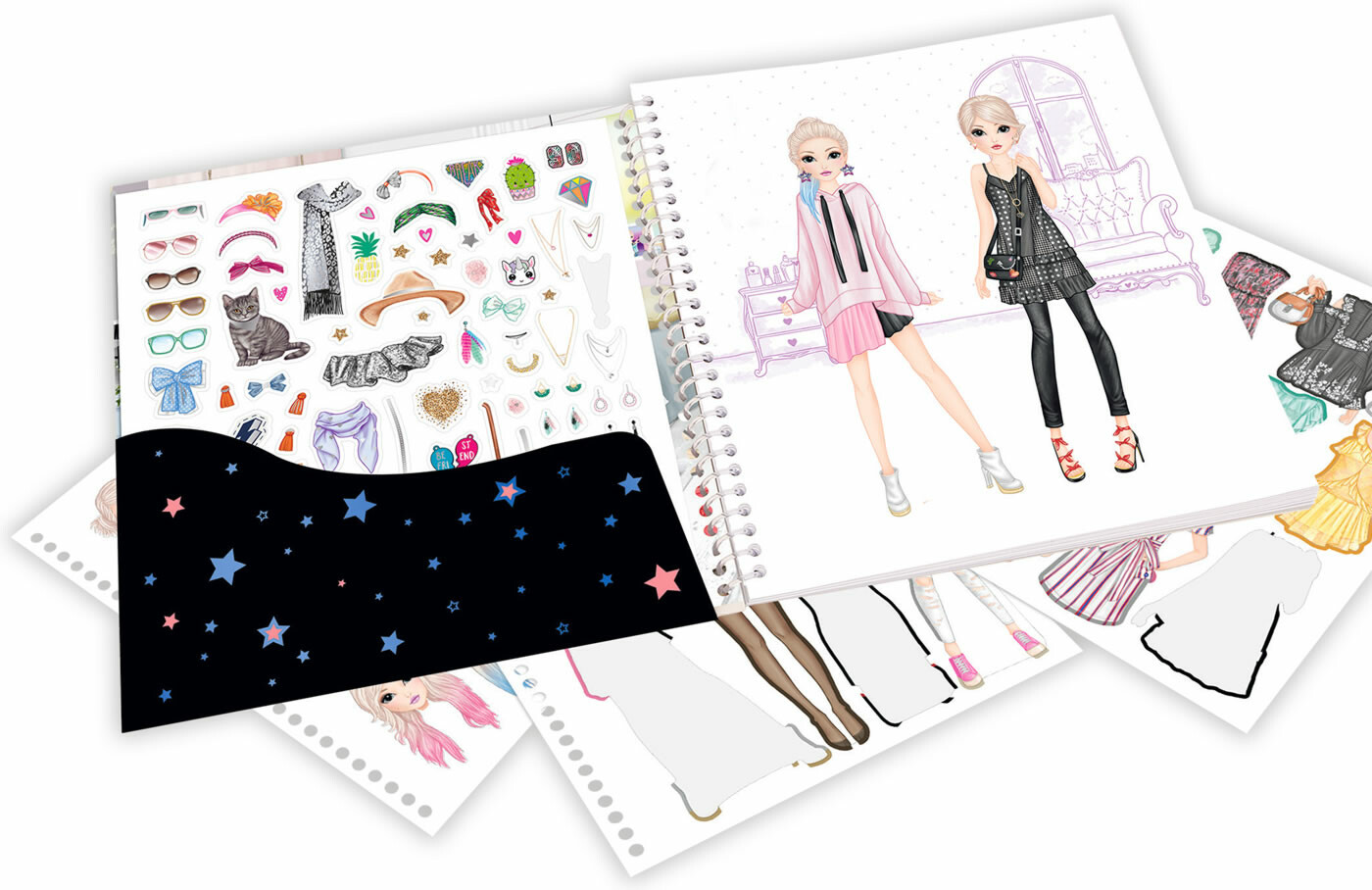 Depesche Top Model Dress Me Up Sticker Book | Toys n Tuck