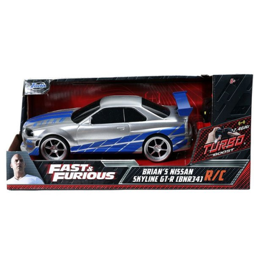 Fast Furious R C 1 24 Brian S Nissan Skyline Gt R Bnr34 Toys N Tuck