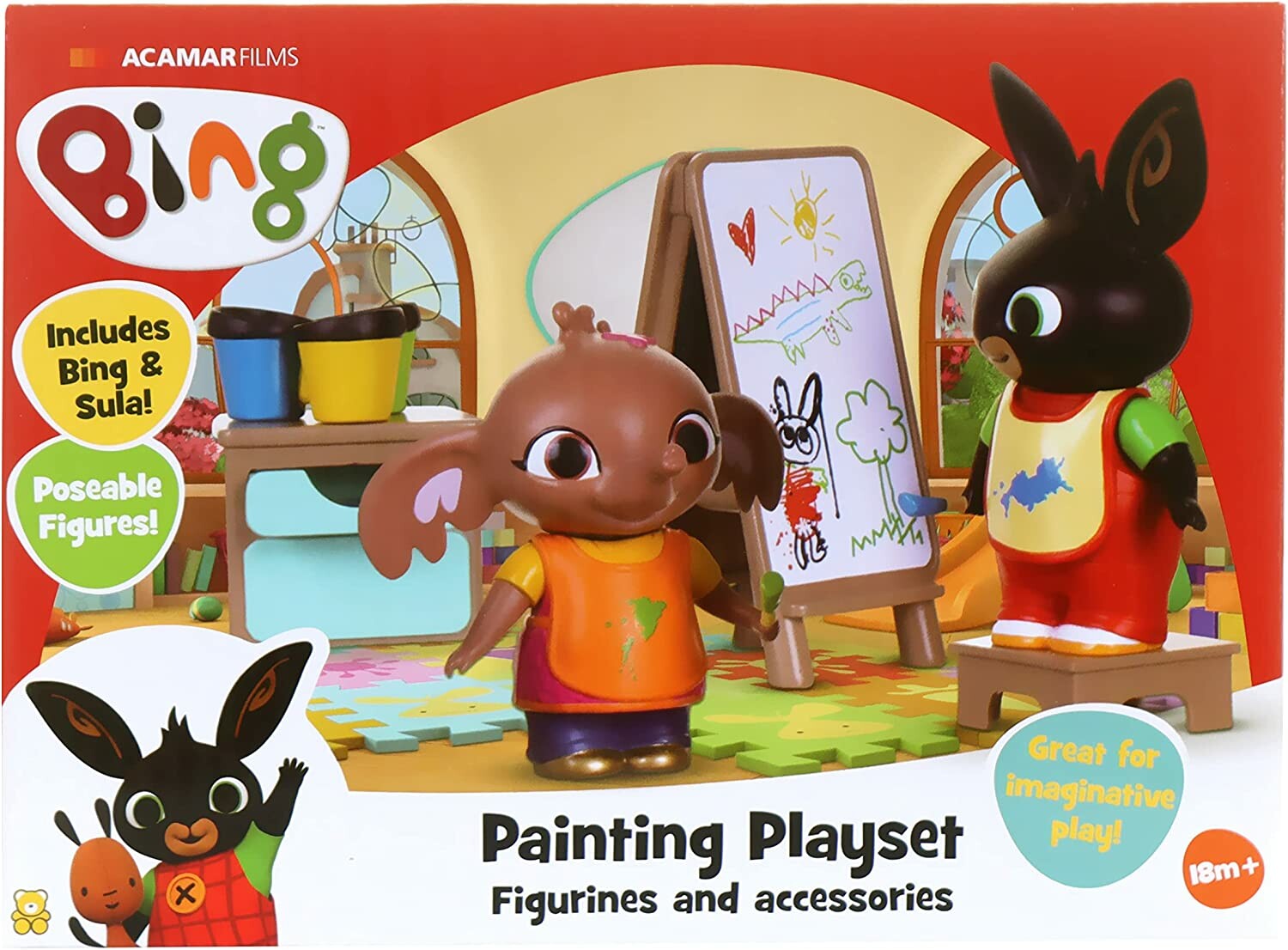 Bing Painting Playset Figurines and Accessories Toys n Tuck