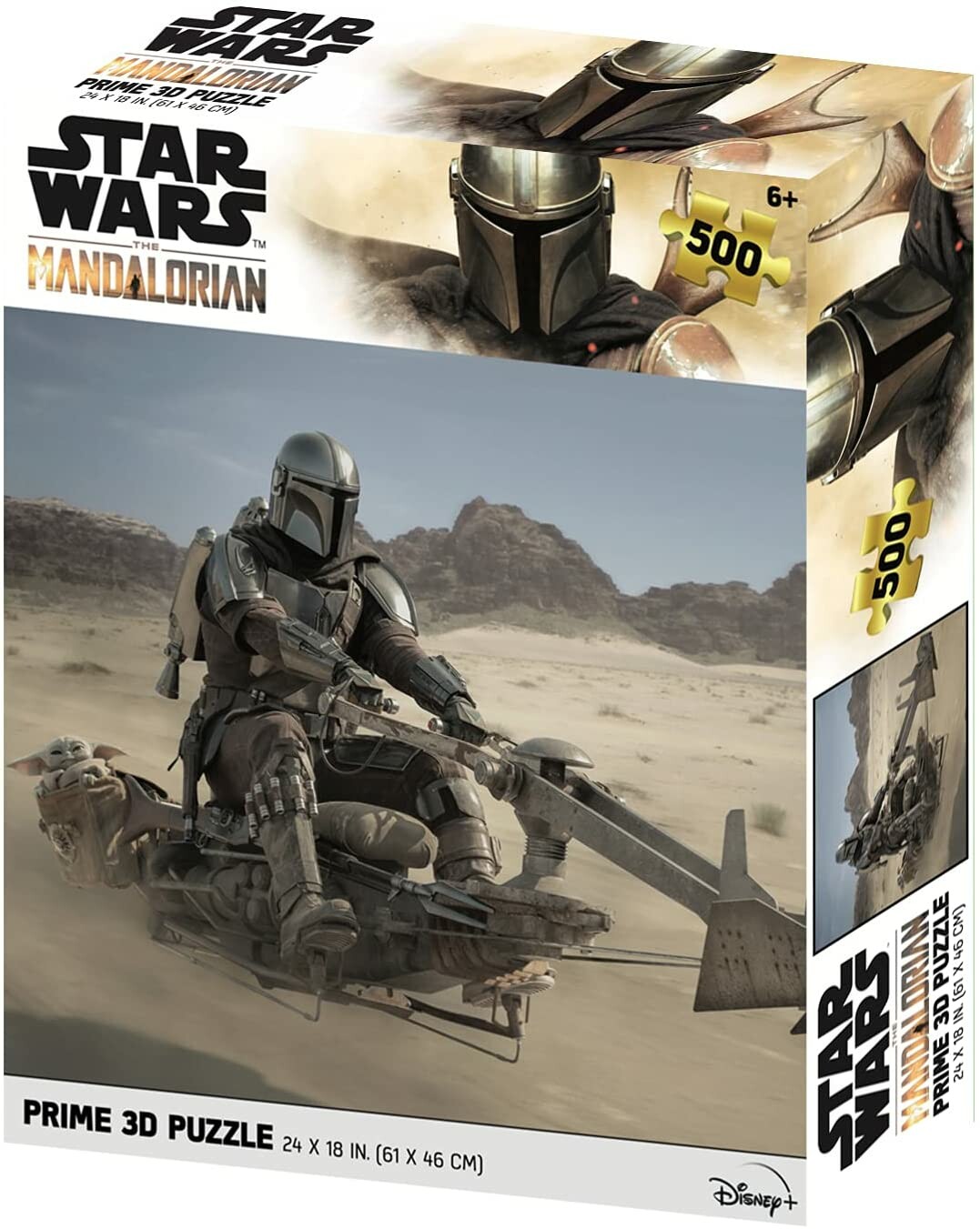 Star Wars The Mandalorian 3D Puzzle 500pc Riding Speeder Toys n Tuck