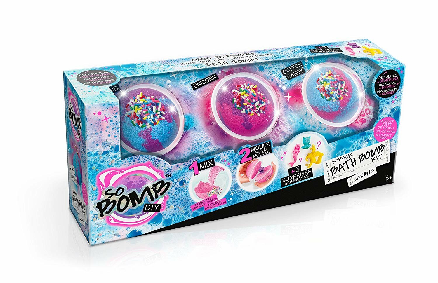 So Bomb Diy 3 Pack Bath Bomb Kit Cosmic Toys N Tuck