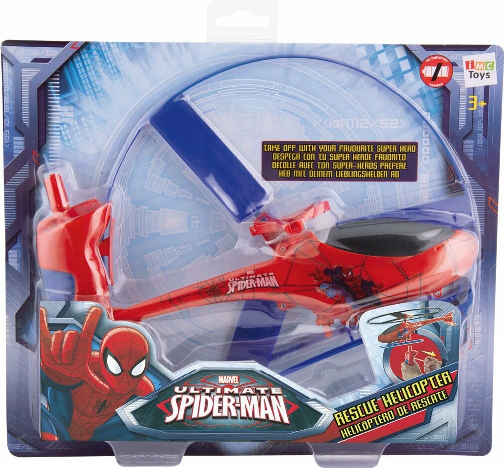 spiderman rescue helicopter