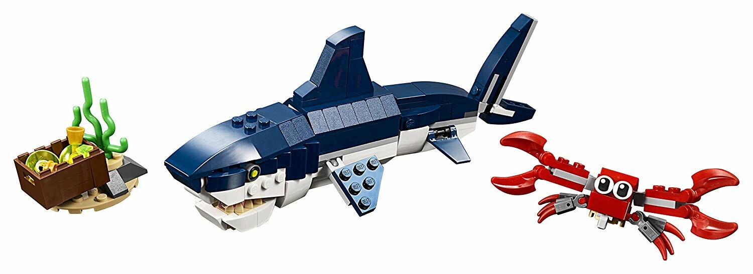 LEGO Creator Deep Sea Creatures Toy Shark Playset Scary Shark Toy 31088 NEW/_UK