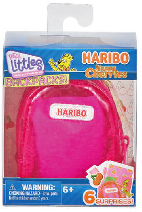 Real Littles Haribo Backpack Happy Cherries Toys n Tuck